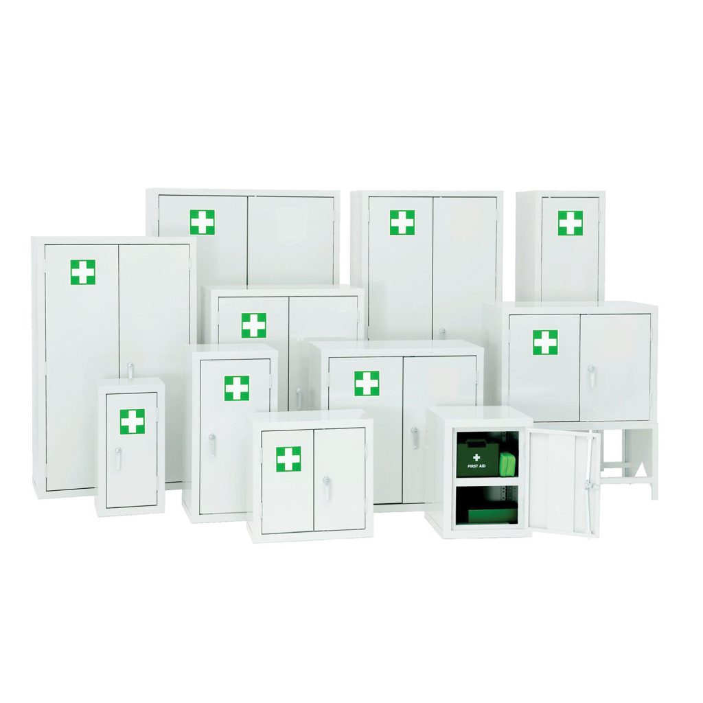 Large Wall Mounted First Aid Storage Bedford Shelving Ltd